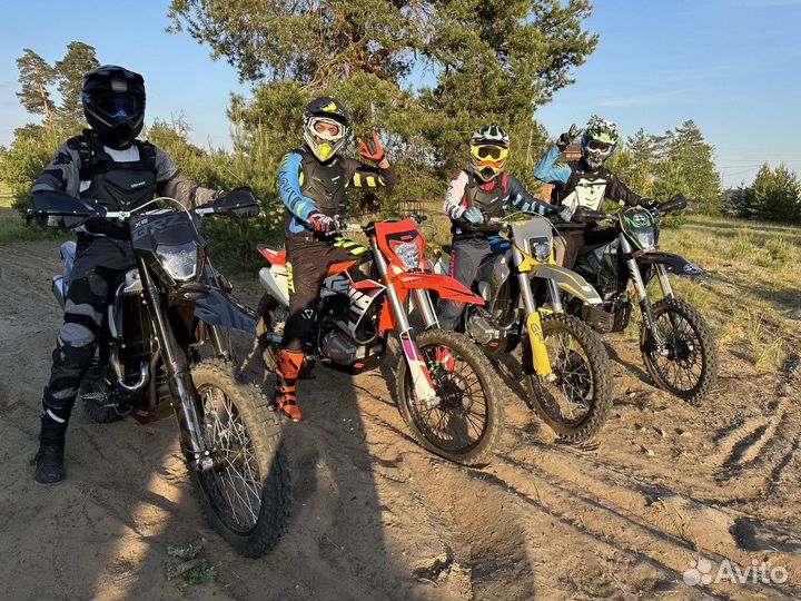 Прокат мотоциклов эндуро и питбайков