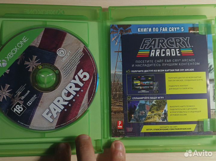Диск Far Cry 5 от консоли Xbox One X
