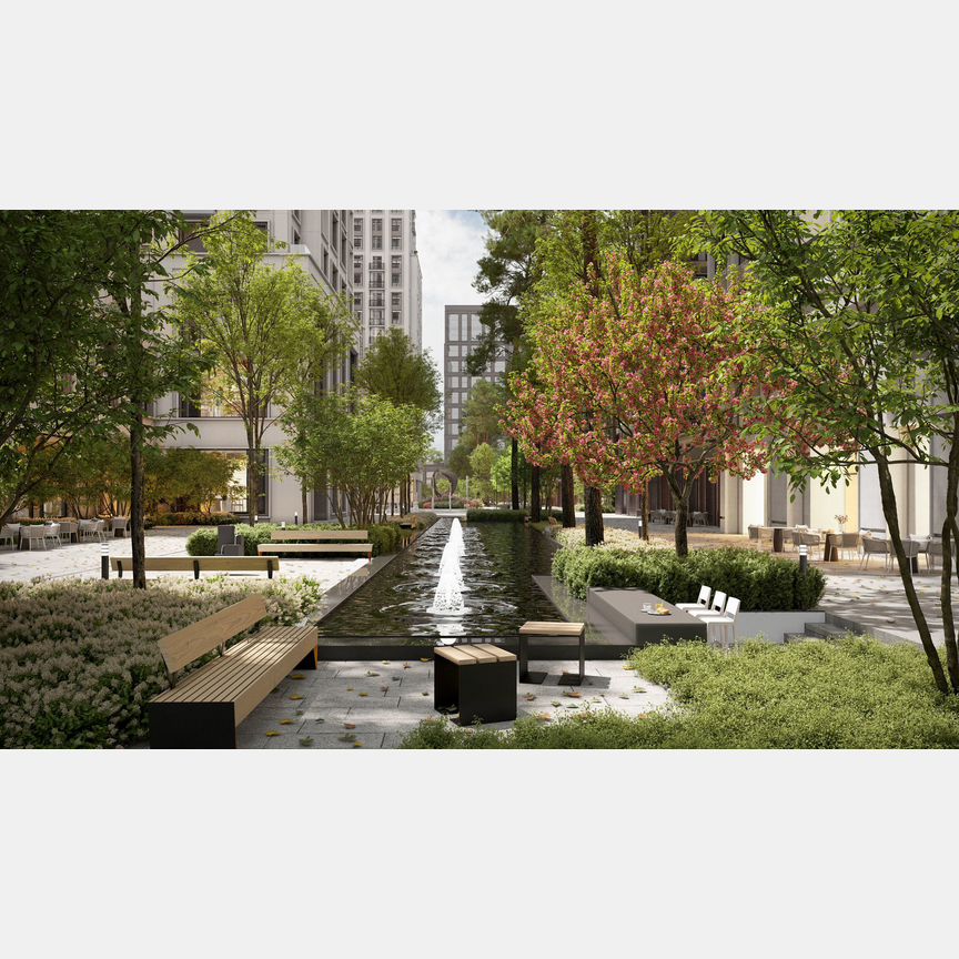 1-к. квартира, 65,4 м², 23/27 эт.