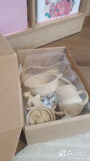 Набор силиконовой посуды для малышей