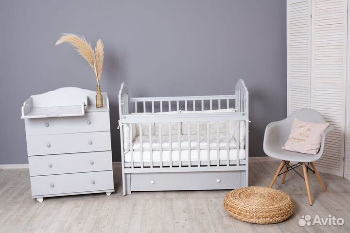 Комод Incanto Agio 800/4 с откидной пелен. доской