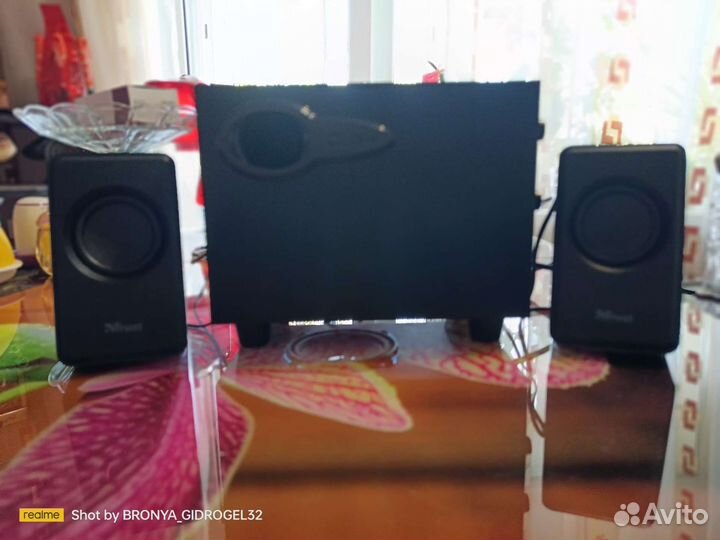 Колонки для компьютера Trust новые с subwoofer
