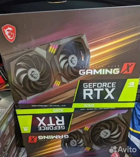 Видеокарты MSI RTX 3060 gaming X 12G