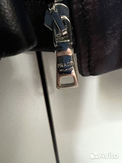 Куртка кожаная prada оригинал