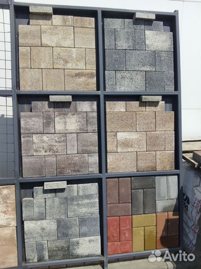 Тротуарная плитка старый город колормикс все цвета