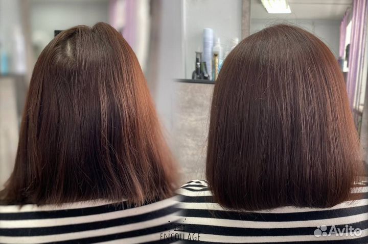 Прикорневой объем 2D, 3D + восстановление волос