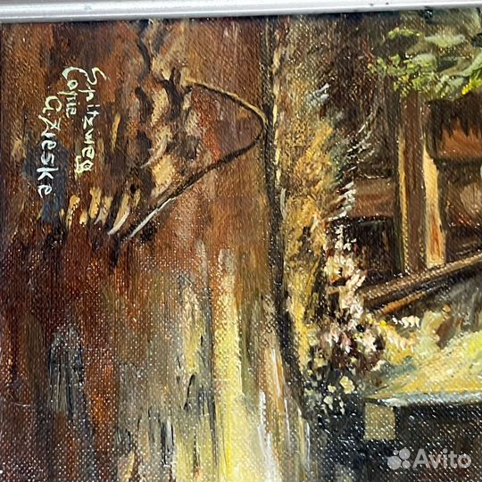 Картина маслом на холсте. Карл Шпицвег