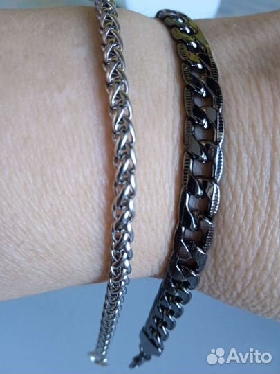 Цепочка и браслет из нержавеющей стали