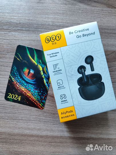 Беспроводные блютуз наушники QCY T20 black