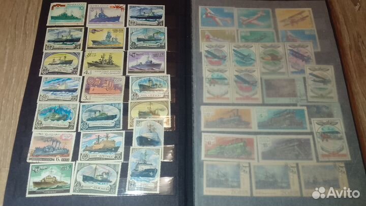 Марки. 355шт. Техника