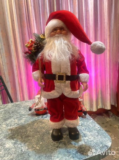 Дед мороз -санта клаус большой 50 -65 см
