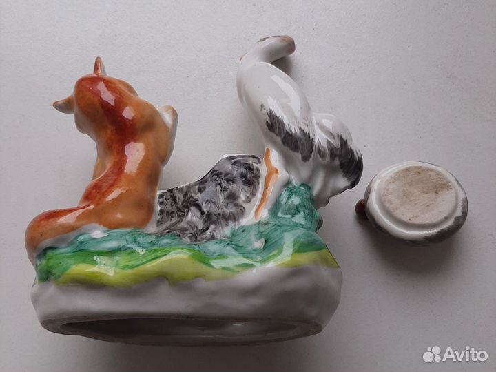 Статуэтка Лиса и Журавль 0бмен