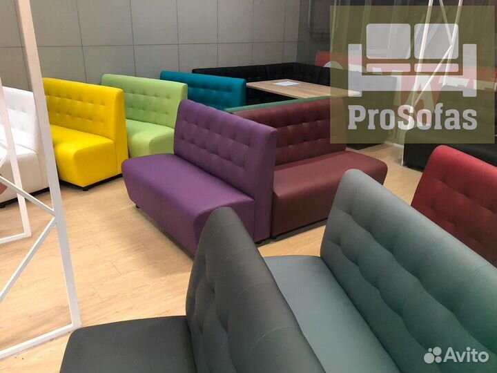 Диваны для кафе, ресторана, новые прямые диваны