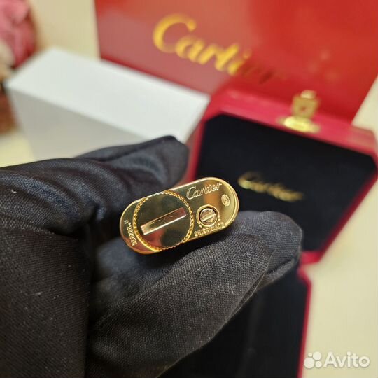 Зажигалка Cartier черный лак