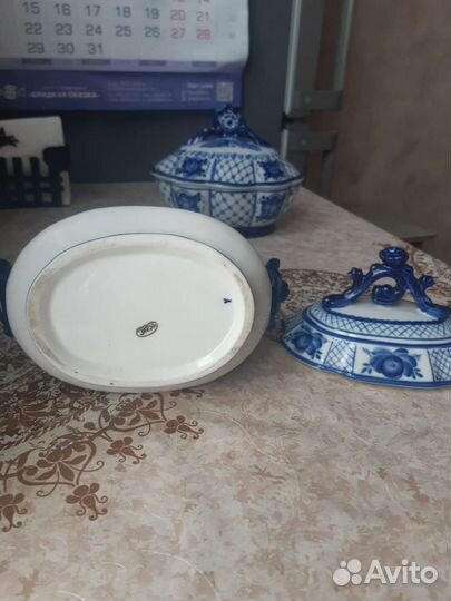 Шкатулки/ конфетницы Гжель