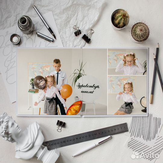 Фотокниги, виньетка, выпускные альбомы