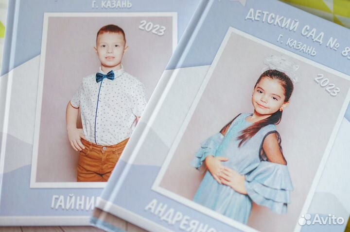 Выпускные фотоальбомы, школа, детский сад