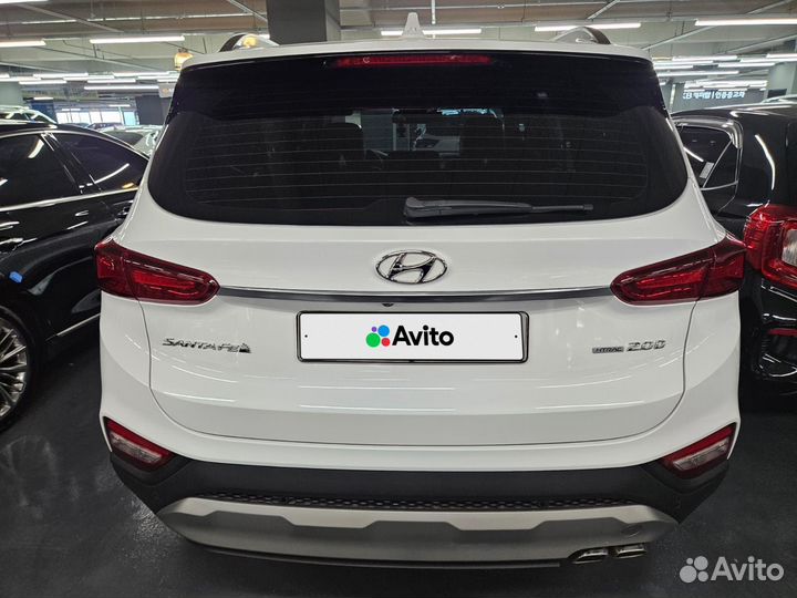 Hyundai Santa Fe 2.0 AT, 2019, 86 000 км