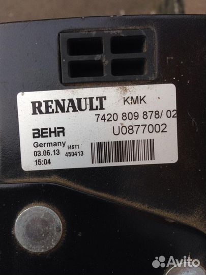 Радиатор на Renault Kerax