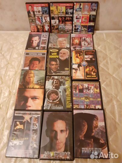 Видеофильмы иностранные и отечественные на DVD