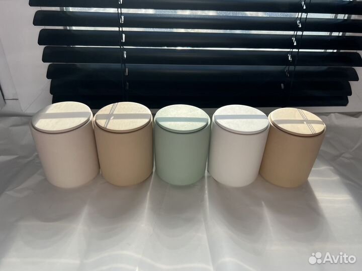 Стакан для свечи из гипса