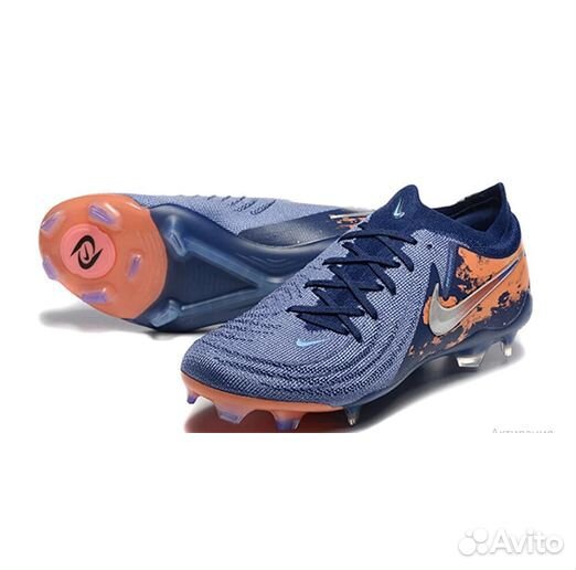 Бутсы Nike phantom GX 2 Elite blue orange