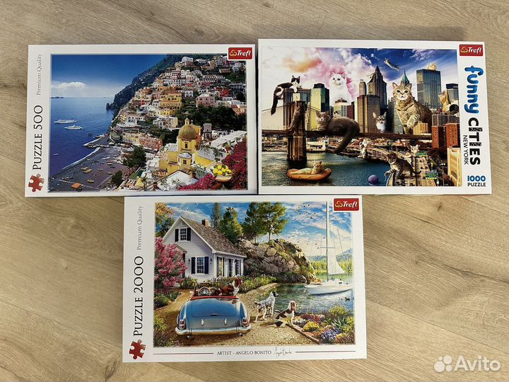 Пазлы Trefl 500 / 1000 / 2000 шт
