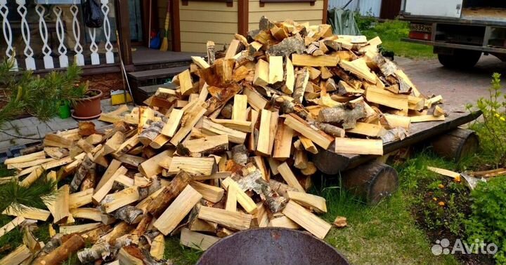 Дрова колотые Осиновые любого объема