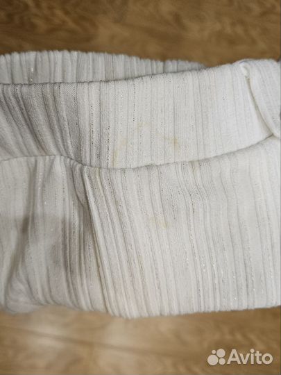 Брюки кюлоты белые для девочки Zara Kids