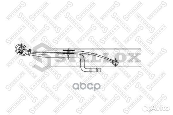 84-55695-SX полурессора 1/19+1/45x0x80 850+850