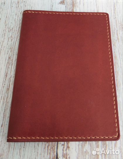 Обложка для автодокументов натуральная кожа