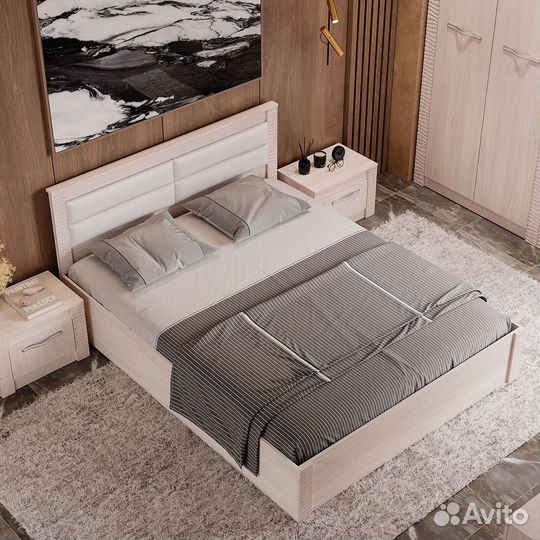 Кровать монако 1.6м 0.9м