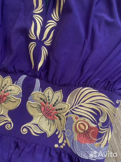 Комбинезон с вышивкой