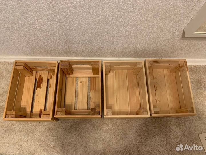 Ящики деревянные, не икеа