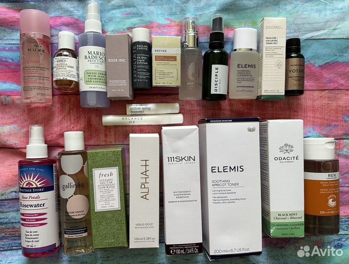 Оригинал пилингов тоников и умывашек