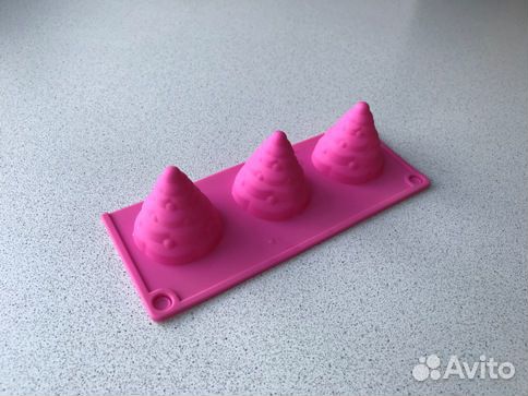 Форма Ёлки мыло/свечи/шоколад