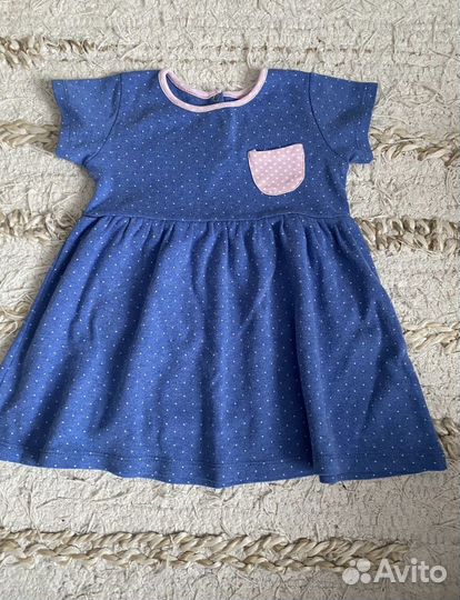 Вещи пакетом на девочку 80 86 92