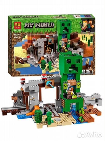 Конструктор Lari 11363 Шахта Крипера Майнкрафт