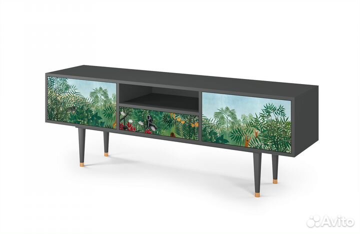Тв-тумба T6 - Антрацит - Jungles in Paris