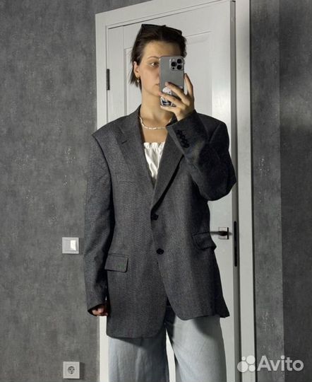Пиджак винтаж оверсайз