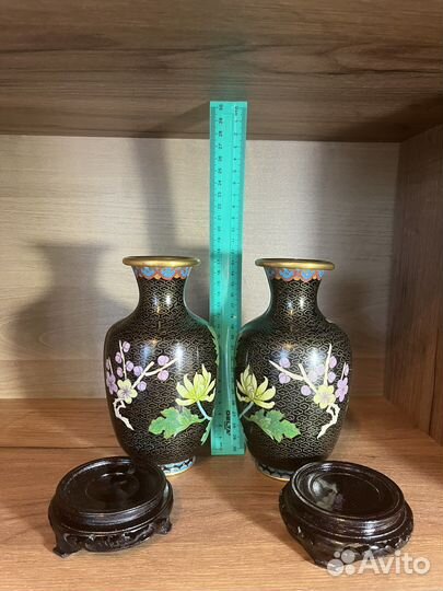 Ваза китайская клуазоне