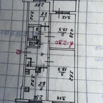 3-к. квартира, 61 м², 1/5 эт.