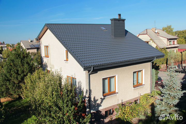 Металлочерепица 0.5 (RAL7024-Мокрый асфальт)