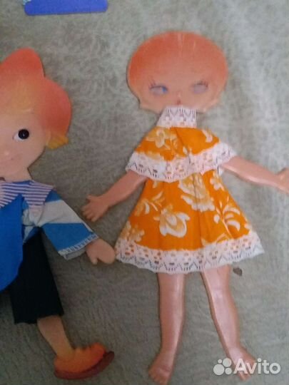 Куклы СССР шарнирные плоские