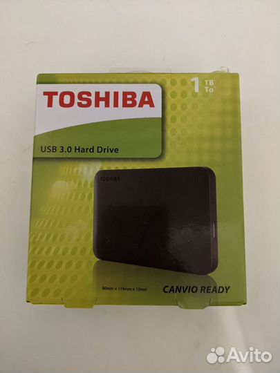 Внешний HDD 1 TB Toshiba USB 3.0