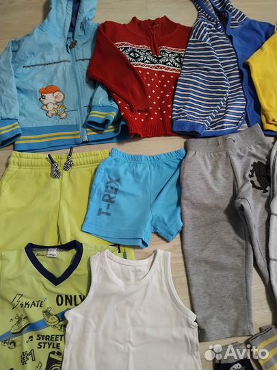 Вещи пакетом на мальчика 92 98