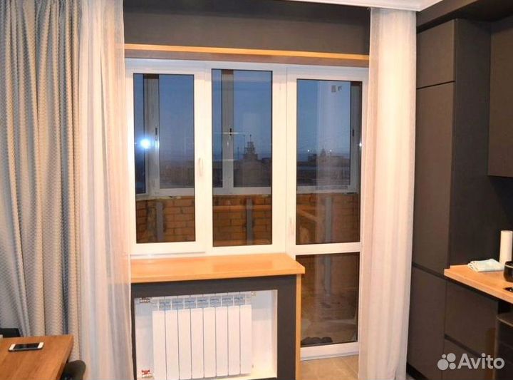 Остекление, утепление любых размеров