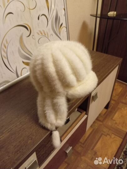 Шапка норковая женская 56 размер