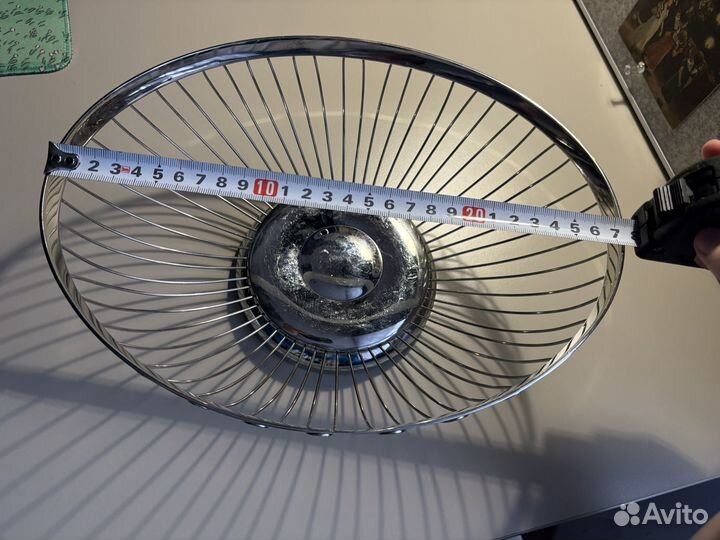 Корзина для фруктов/хлеба стальная