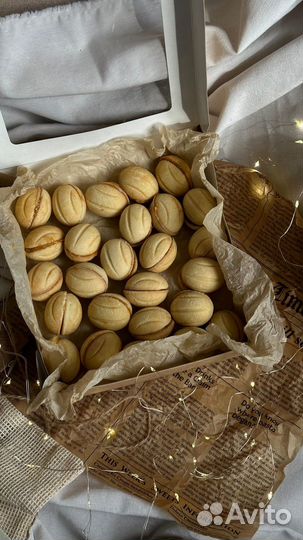 Орешки со сгущенкой и орехами